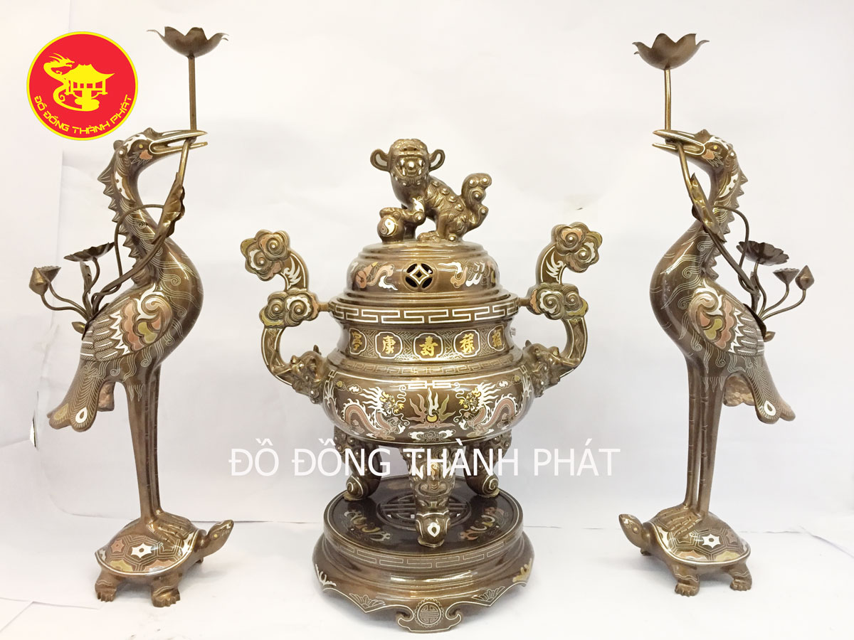 Đồ thờ cúng bằng đồng đẹp tại Vĩnh Long | Địa chỉ bán đồ đồng uy tín