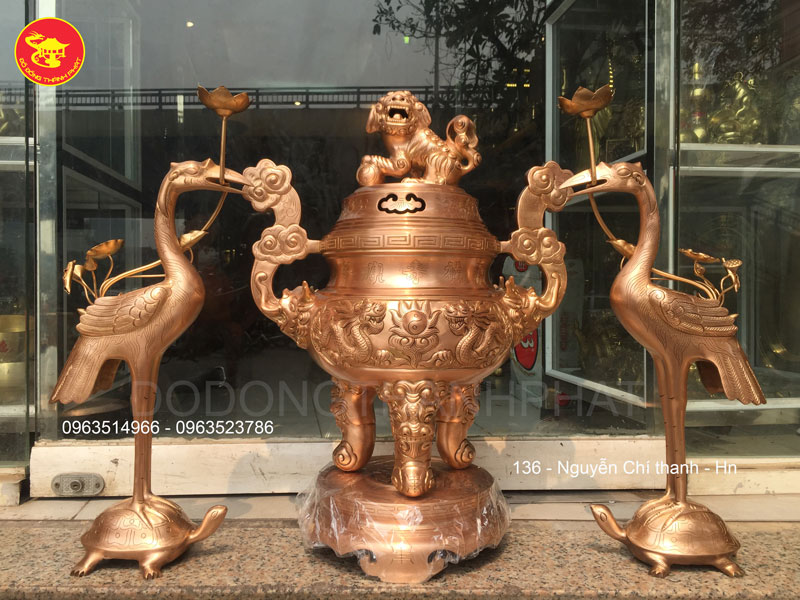 Đồ thờ cúng bằng đồng đẹp tại Kon Tum| Địa chỉ bán đồ đồng uy tín