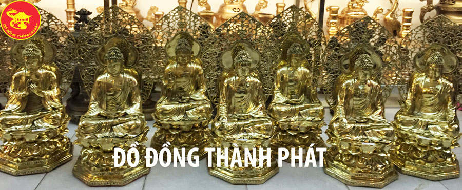 Bộ tượng dược sư bằng đồng "bộ tượng thất phật"