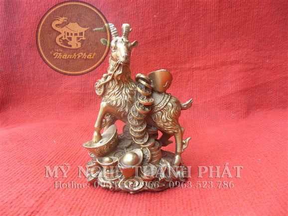 Tượng Dê Đồng Phong Thủy.
