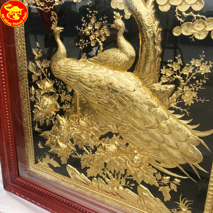tranh đồng vinh hoa phú quý treo tường