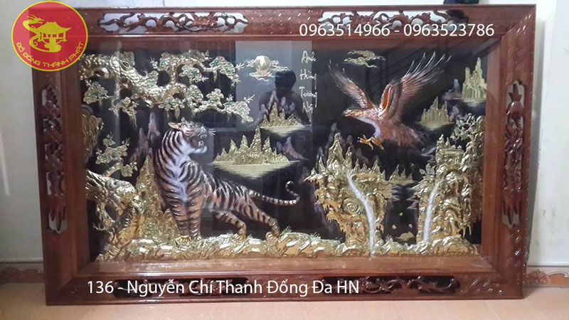 tranh anh hùng tương ngộ bằng đồng