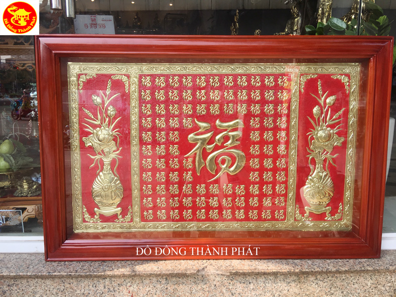 tranh 100 chữ phúc