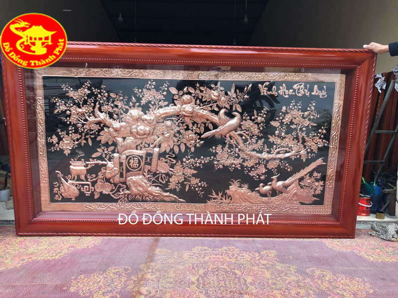 tranh đồng VInh Hoa Phú Quý