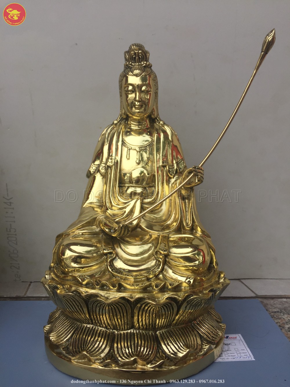 Tượng phật bằng đồng Bồ Tát Đại Thế Chí cao 61 cm