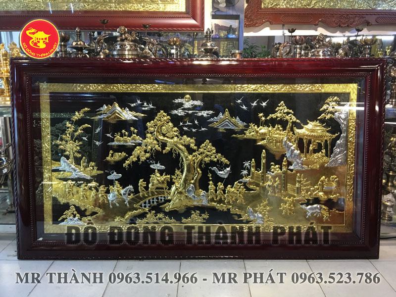 tranh Vinh quy bái tổ tam khí