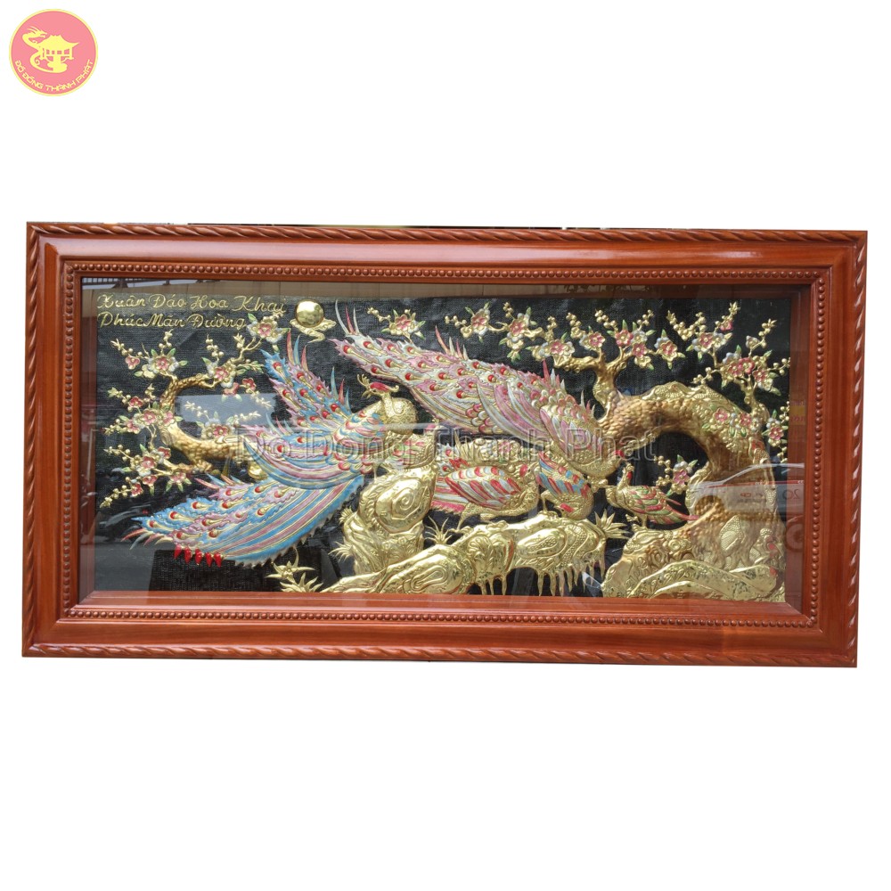 Tranh đồng phong thuỷ Phúc Mãn Đường