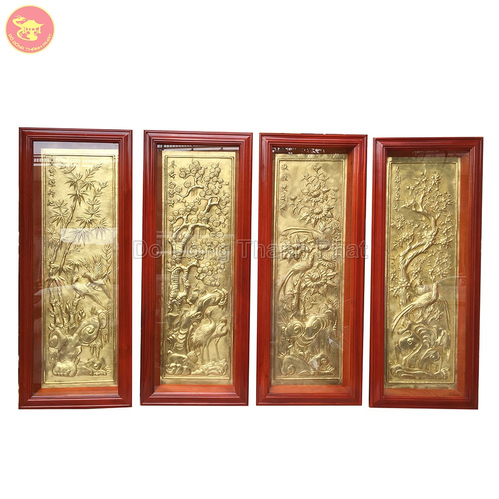 Tranh đồng tứ quý 