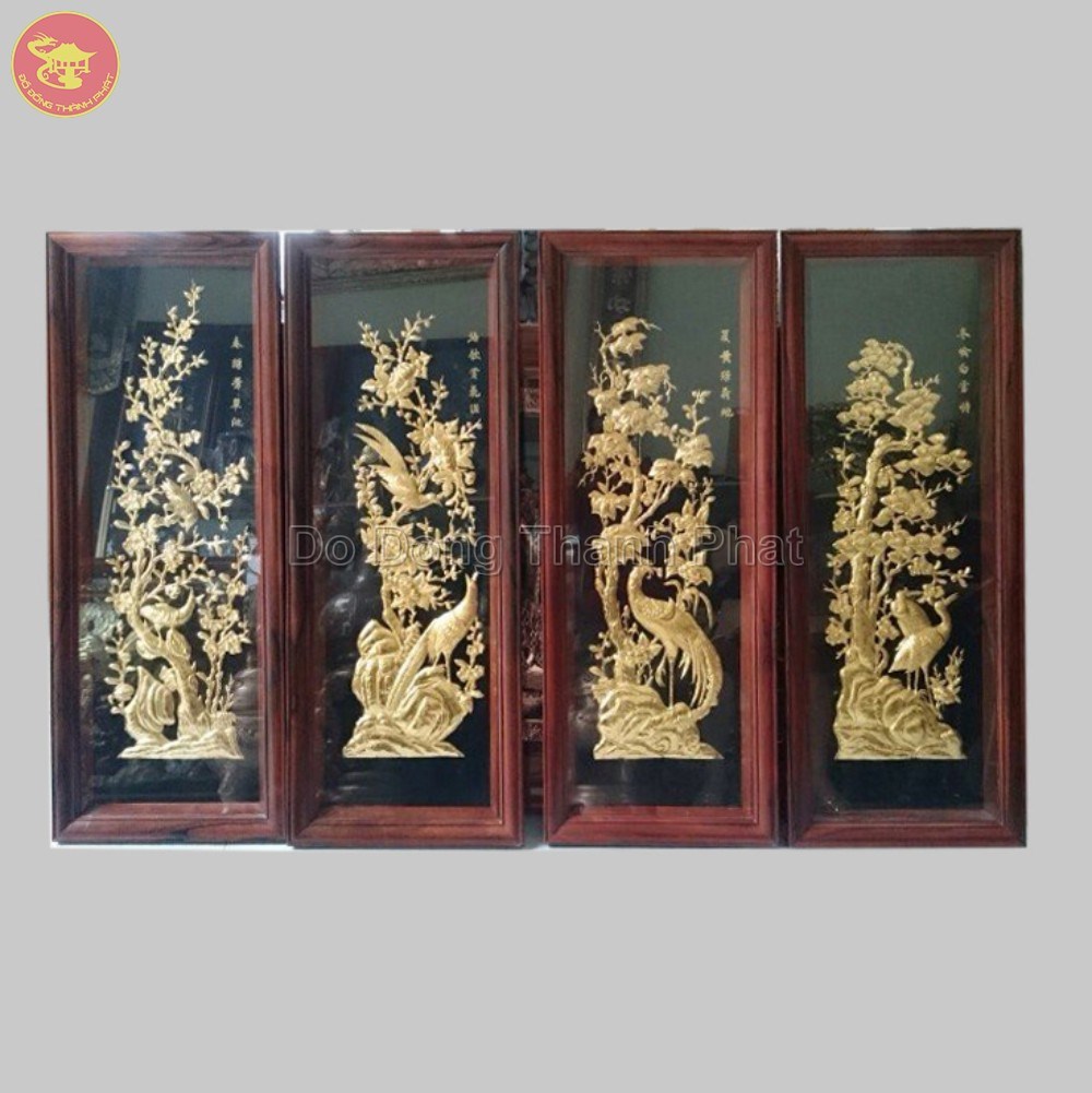 Tranh đồng tứ quý 