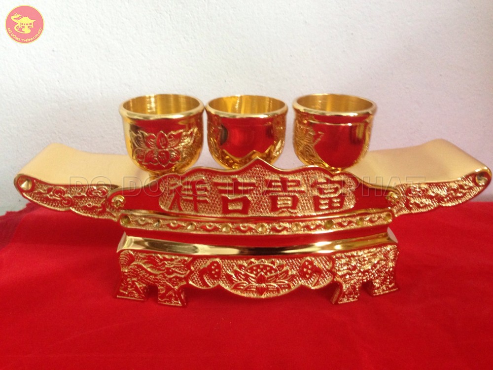 Cửa Hàng Bán Đồ Thờ Cúng Đồng Mạ vàng 24k