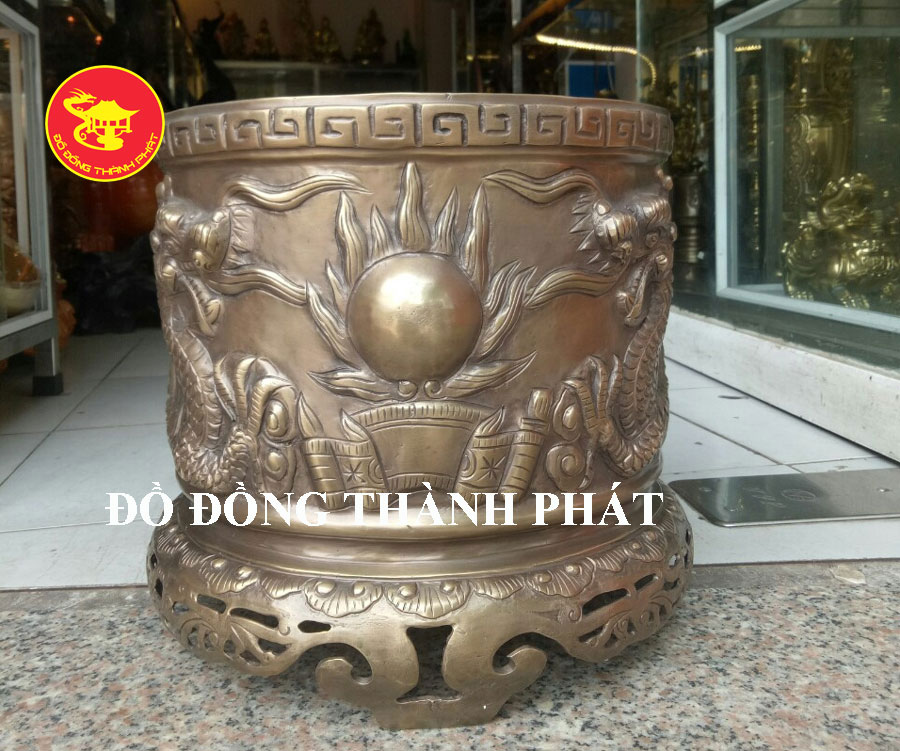Bát Hương Đồng Song Long Trầu Nguyệt Giả Cổ tại Hà Nội