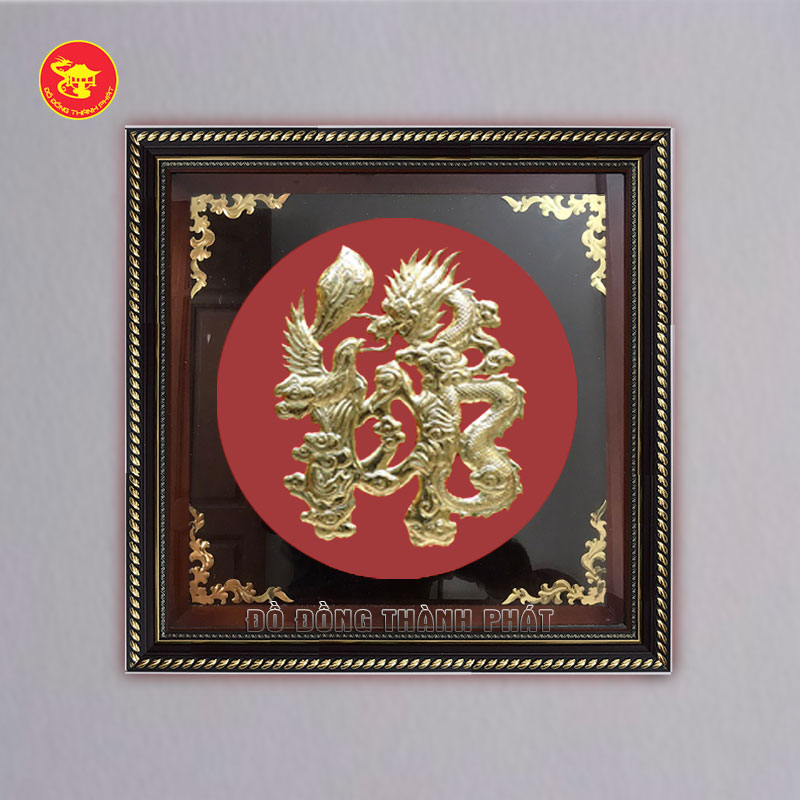 Tranh chữ Lộc bằng đồng hóa rồng Tranh chữ Lộc bằng đồng hóa rồng