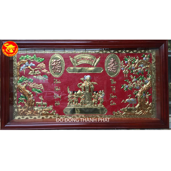 Tranh chúc thọ ông bà dùng trong lễ mừng thọ