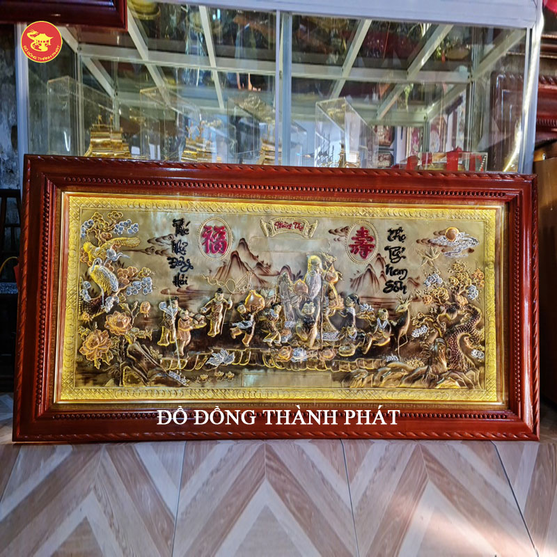 Tranh mừng thọ ông bà 70 tuổi