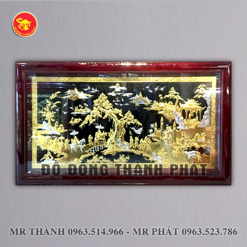 tranh Vinh quy bái tổ tam khí