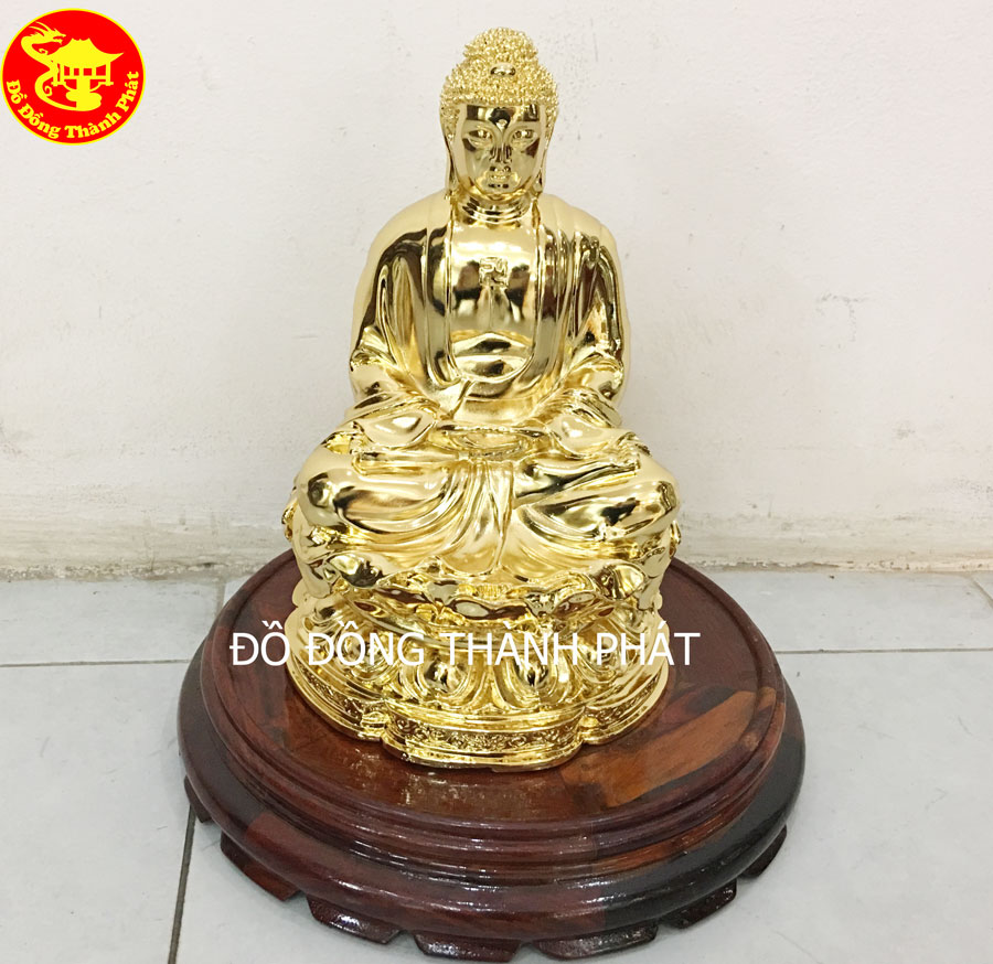Tượng Phật Bổn Sư Bằng Đồng Mạ Vàng 24k tại Hà Nội