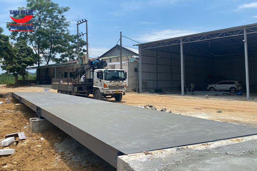 Cân ô tô 100 tấn lắp đặt tại Bắc Ninh