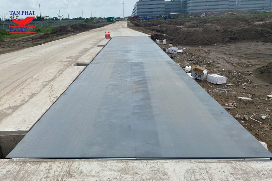 Cân ô tô 80 tấn lắp tại Hải Phòng, kích thước 18m tiêu chuẩn