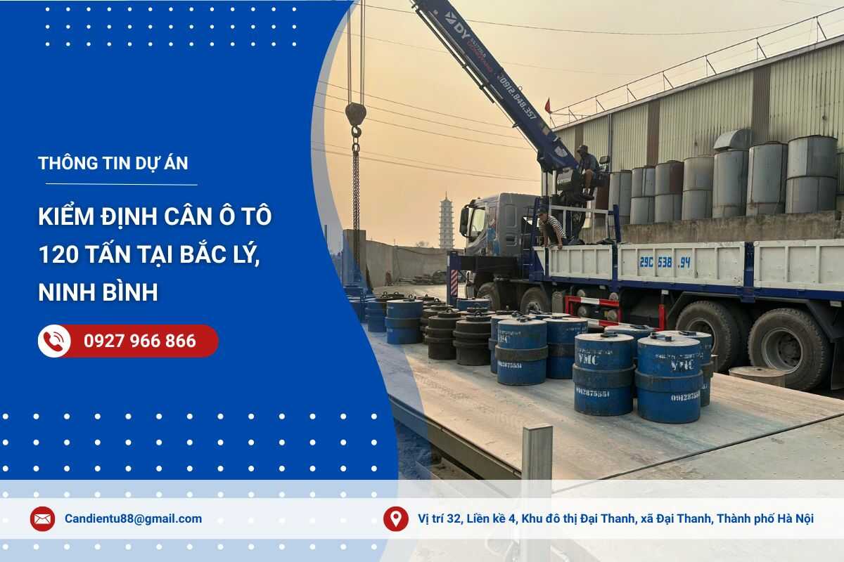 Dự án kiểm định cân ô tô tại Ninh Bình