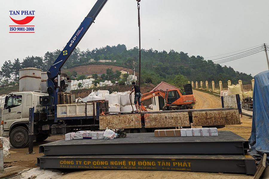 Cân ô tô điện tử lắp đặt tại Yên Bái