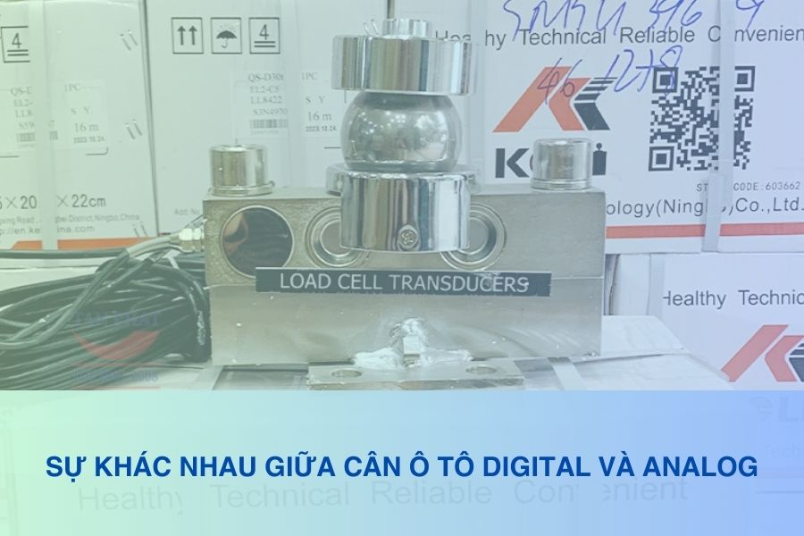 Sự khác nhau giữa cân ô tô digital và analog?