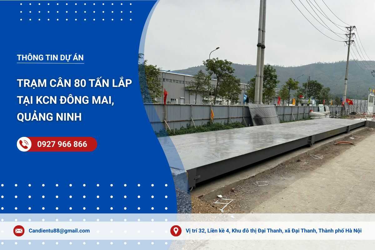 Tân Phát bứt phá với dự án trạm cân điện tử tại Quảng Ninh 