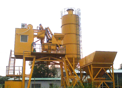 Lắp đặt trạm trộn bê tông mini