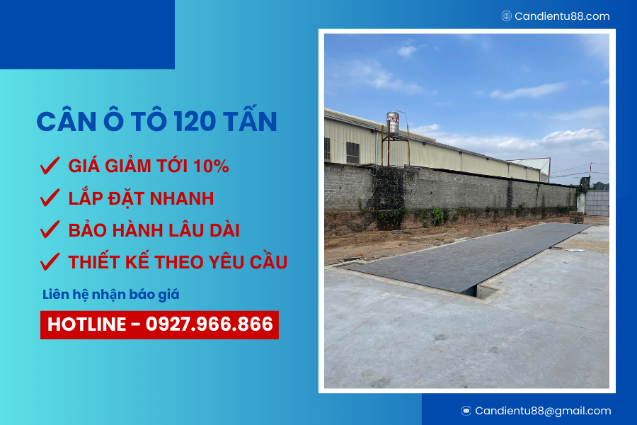 Cân ô tô điện tử 120 tấn