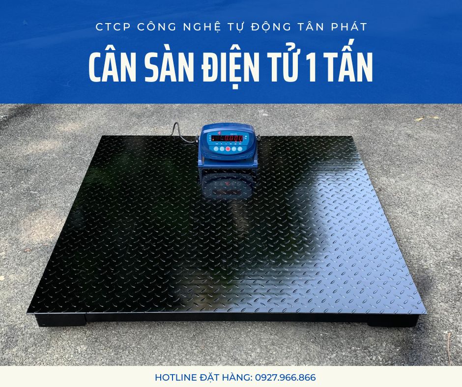 Cân sàn điện tử 1 tấn