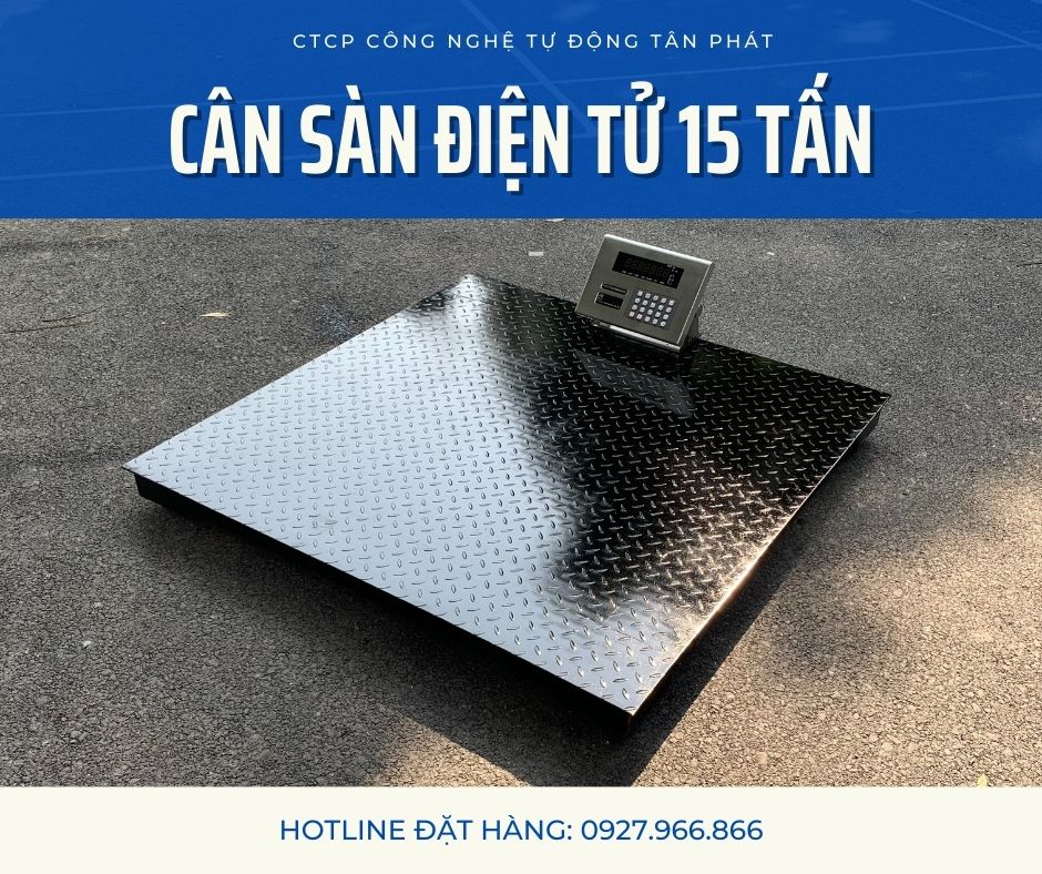 Cân sàn điện tử 15 tấn