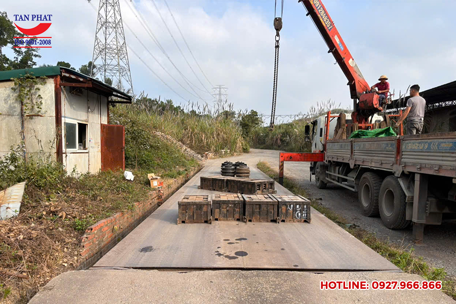  Kiểm định cân ô tô 120 tấn tại Quảng Ninh