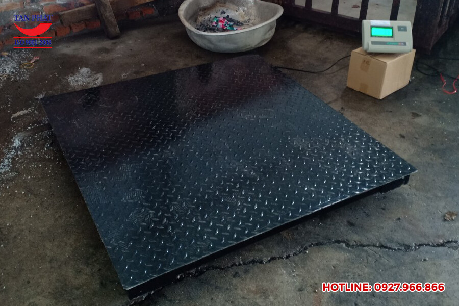 Cân sàn điện tử 3 tấn tại Thái Bình