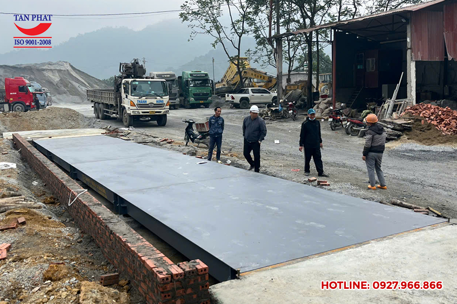 Trạm cân điện tử 150 tấn tại Lào Cai 