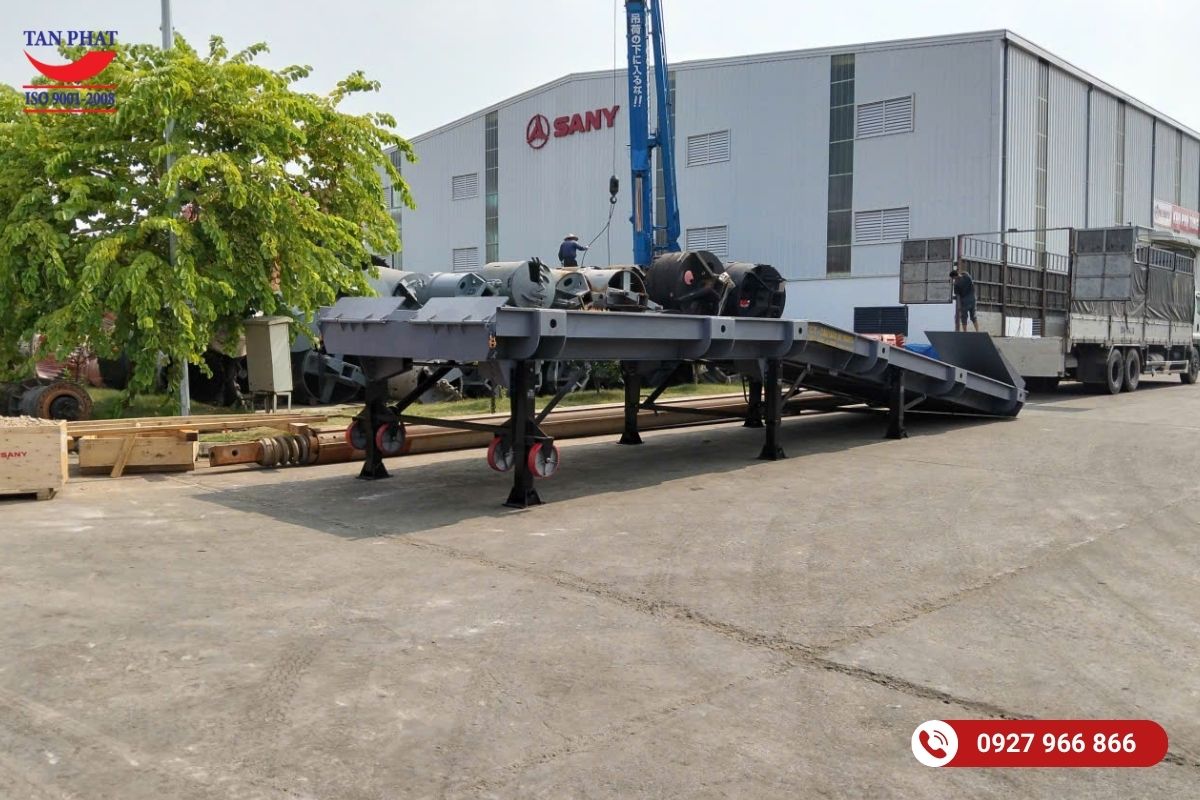 Sản xuất và lắp đặt cầu dẫn xe nâng 20 tấn tại Phú Thọ