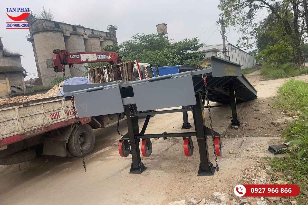 Dự Án Lắp Cầu Dẫn Xe Nâng 10 Tấn Tại Tích Lương, Thái Nguyên