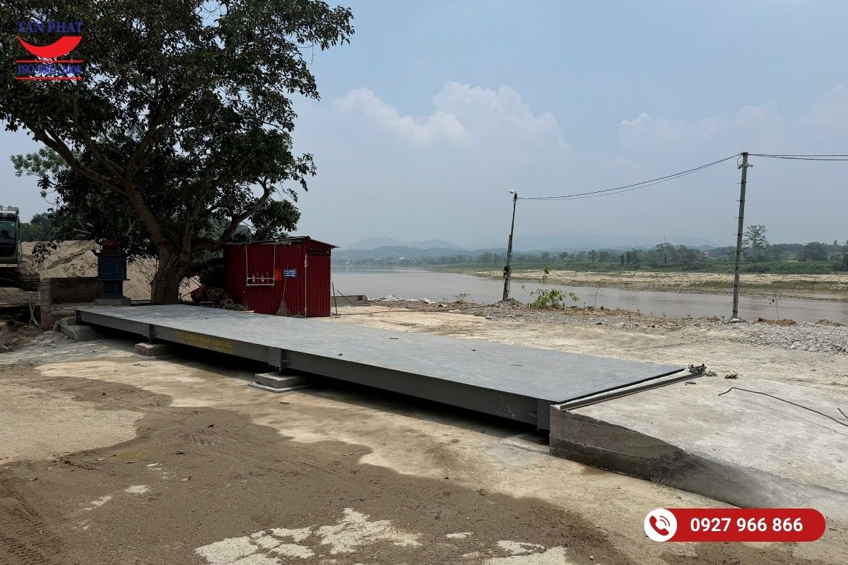 Dự án di chuyển cân ô tô 16x3m tại Yên Bái