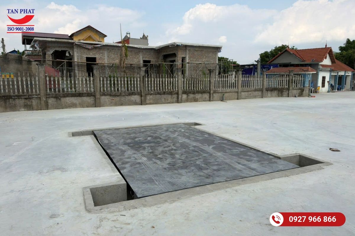 Dự án lắp đặt cân ô tô điện tử 30 tấn, 5x3m kiểu chìm tại Bắc Ninh