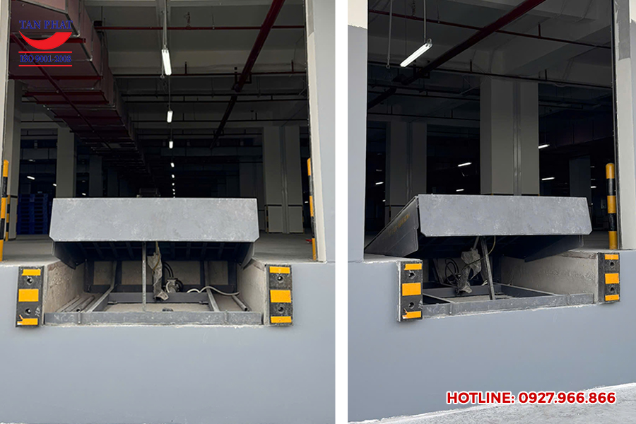 Quá trình thi công và lắp đặt dock leveler 12 tấn tại Nam Định