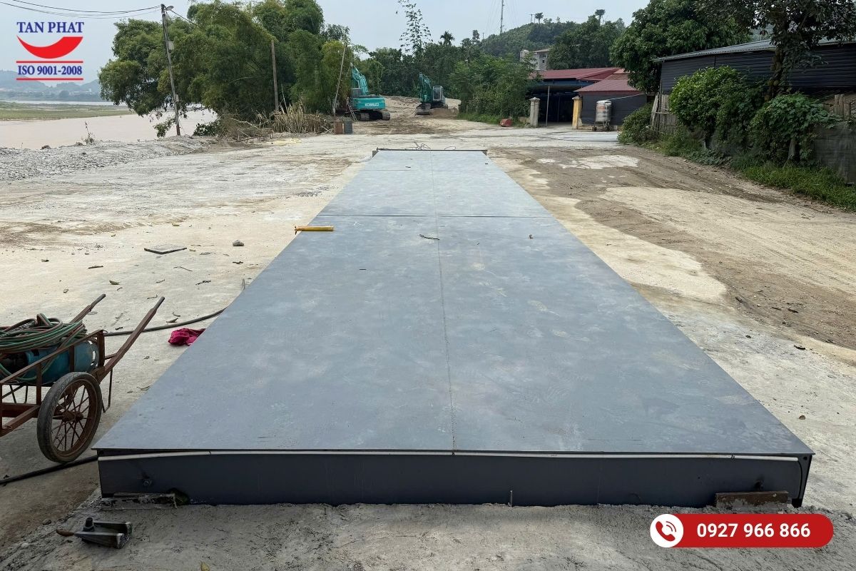 Dự án di chuyển cân ô tô 16x3m tại Yên Bái