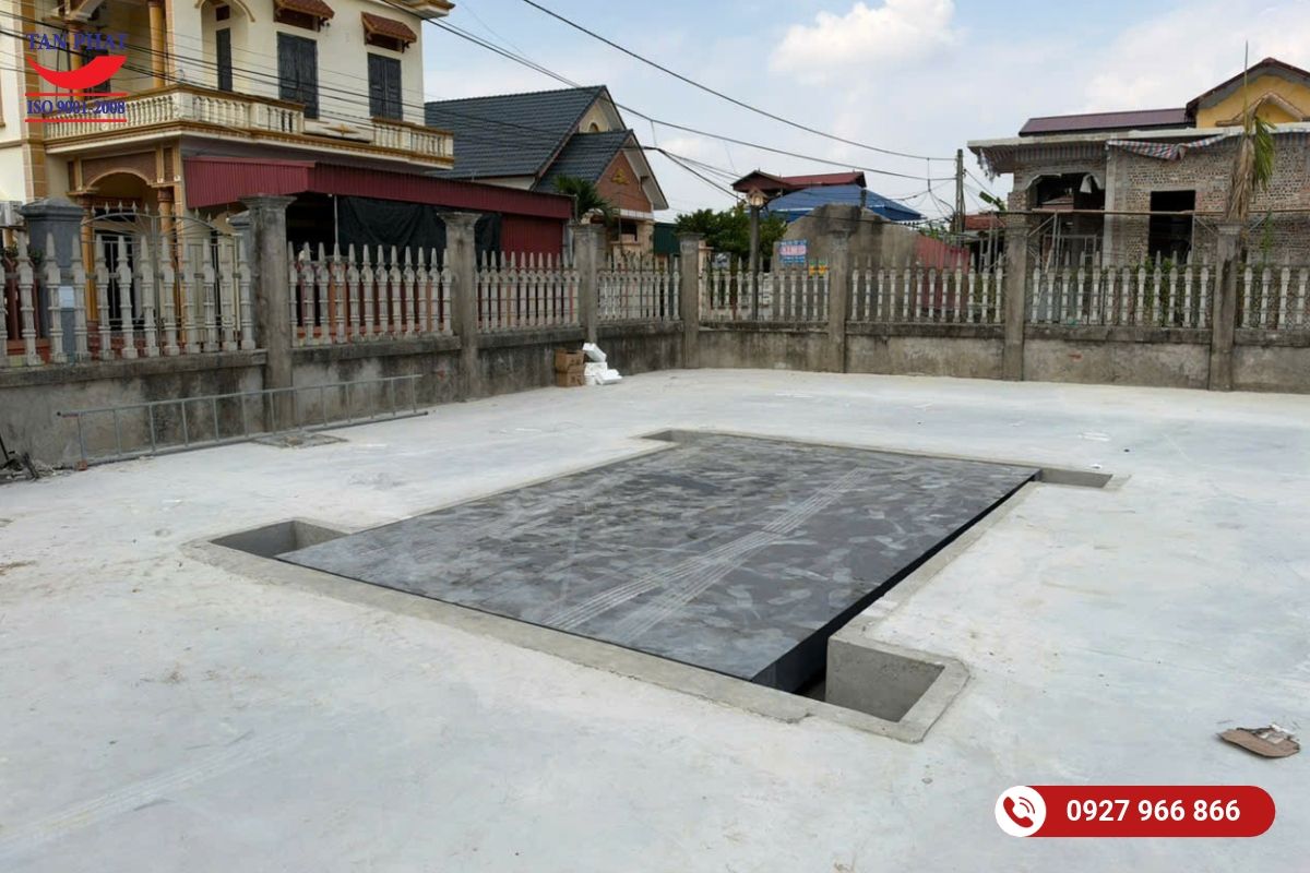 Dự án lắp đặt cân ô tô điện tử 30 tấn, 5x3m kiểu chìm tại Bắc Ninh