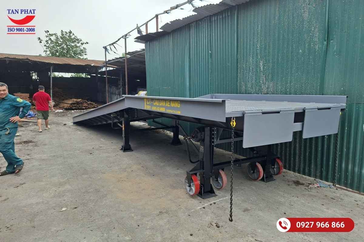 Lắp Đặt Cầu Dẫn Xe Nâng 10 Tấn Tây Mỗ