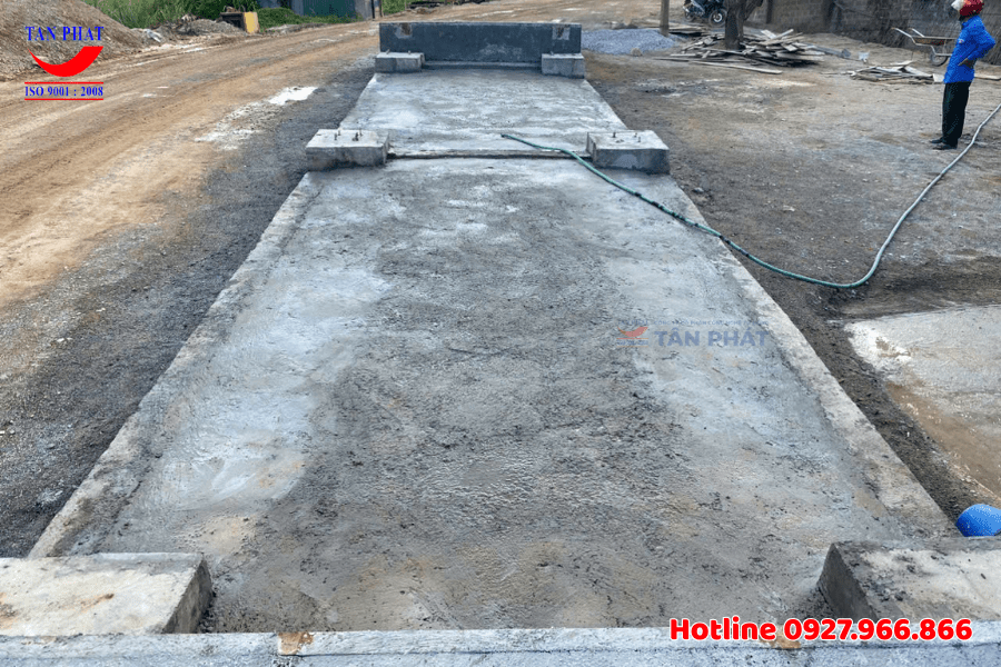 Lắp đặt hoàn thiện và bàn giao cân ô tô điện tử 80 tấn tại Hoàng Bồ, Quảng Ninh 