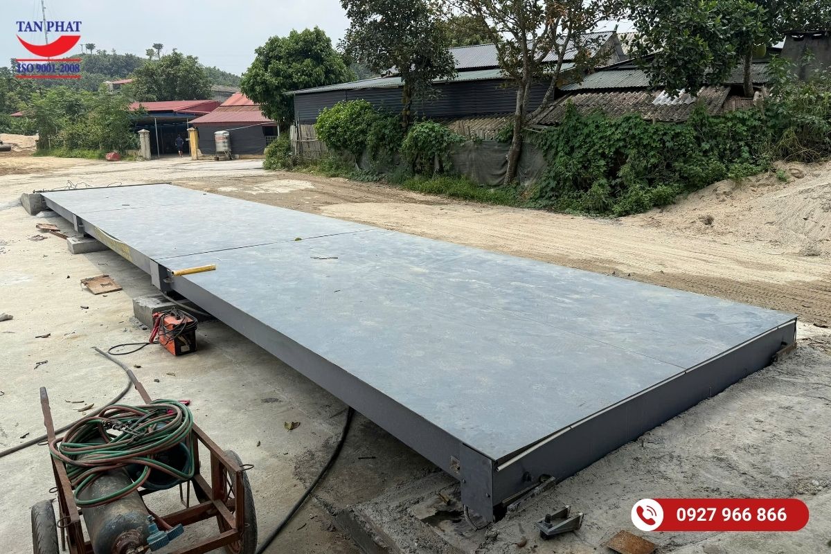 Dự án di chuyển cân ô tô 16x3m tại Yên Bái