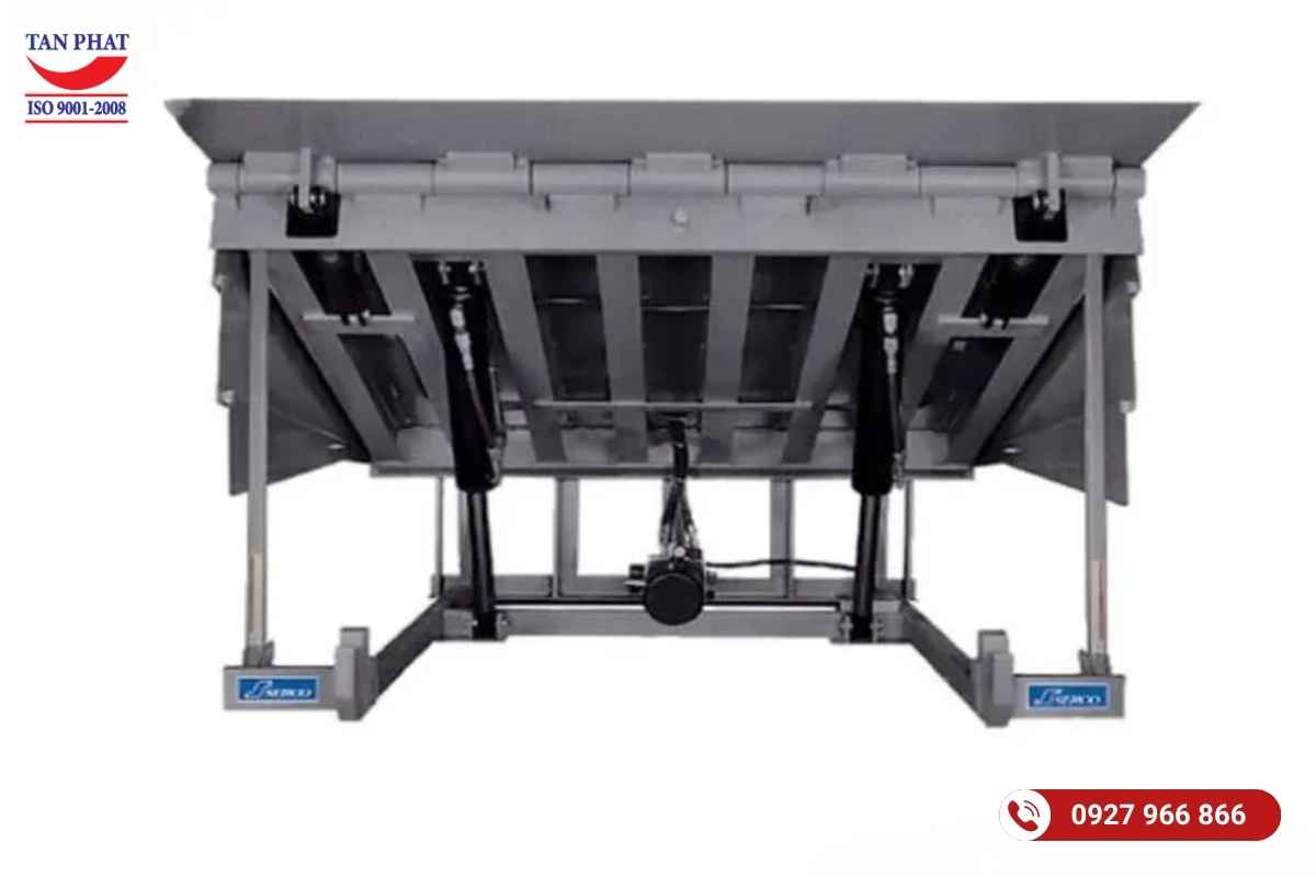 Sàn nâng thủy lực sử dụng 2 xylanh nâng hạ