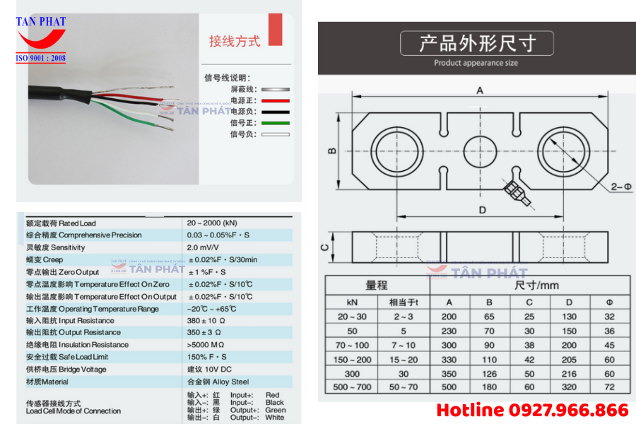 CẢM BIẾN ĐO LỰC CĂNG NTJL-7 