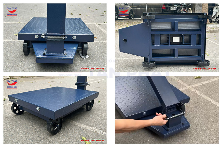 CÂN BÀN ĐIỆN TỬ 600KG CÓ BÁNH XE 