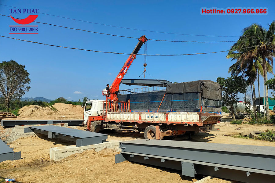 Lắp đặt trạm cân ô tô điện tử 120 tấn tại huyện Ea Kar, tỉnh Đăk Lăk.