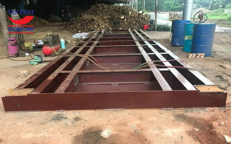 Bàn cân ô tô kết cấu dầm I