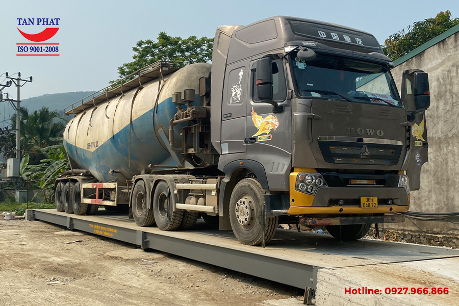 Bàn cân điện tử 120 tấn dài 18m