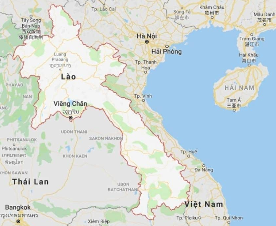 Bản đồ nước Lào